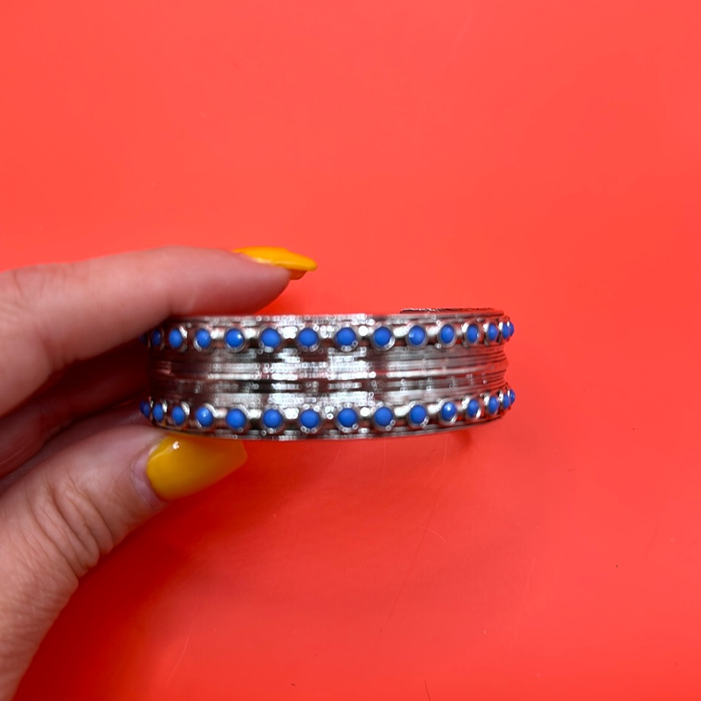 Blue Silverwith Blue Beads